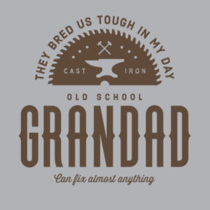 Old School Grandad - Mens Staple T shirt Design