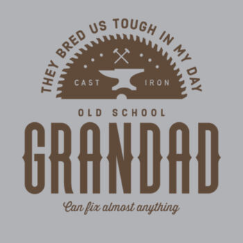 Old School Grandad - Mens Staple T shirt Design