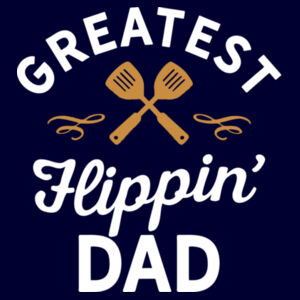 Greatest Flippin' Dad - Mens Staple T shirt Design