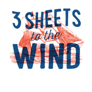 3 Sheets To The Wind - Mens Staple T shirt Design