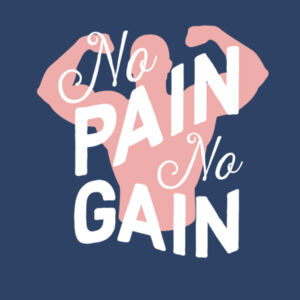 No Pain, No Gain - Mens Staple T shirt Design