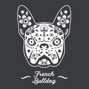 Sugar Skull French Bulldog - Mens Staple T shirt Design