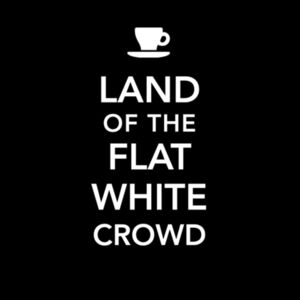 Flat White Crowd - Mens Staple T shirt Design