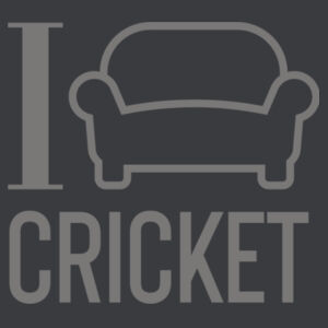 I Couch Cricket (Dark Shirt) - Mens Staple T shirt Design