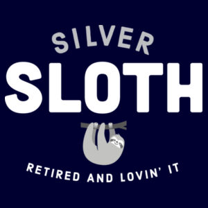 Silver Sloth - Mens Staple T shirt Design