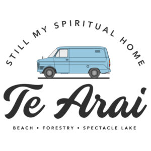 Te Arai Spiritual Home - Womens Shallow Scoop Tee Design
